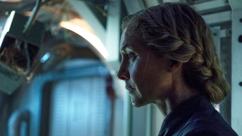 Anna (Elizabeth Mitchell), making the face I made when I learned The Expanse was cancelled.